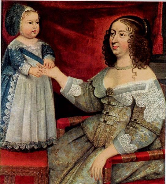 unknow artist Louis XIV and Anne of Austria china oil painting image